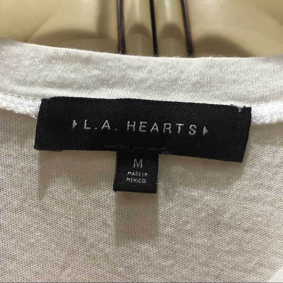 PacSun | LA Hearts White Graphic Tee - Picture 4 of 5